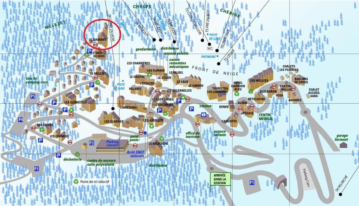 Risoul 1850 - Appart' 4 Personnes Ski Aux Pieds Εξωτερικό φωτογραφία