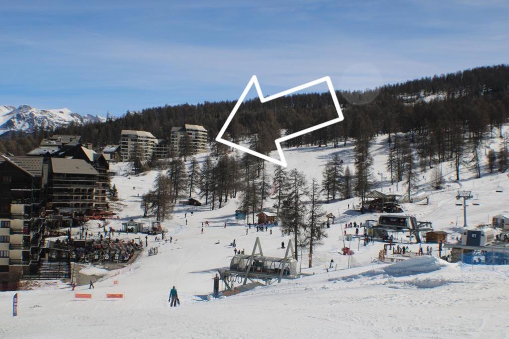 Risoul 1850 - Appart' 4 Personnes Ski Aux Pieds Εξωτερικό φωτογραφία